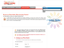 Tablet Screenshot of lettre-au-pere-noel.com